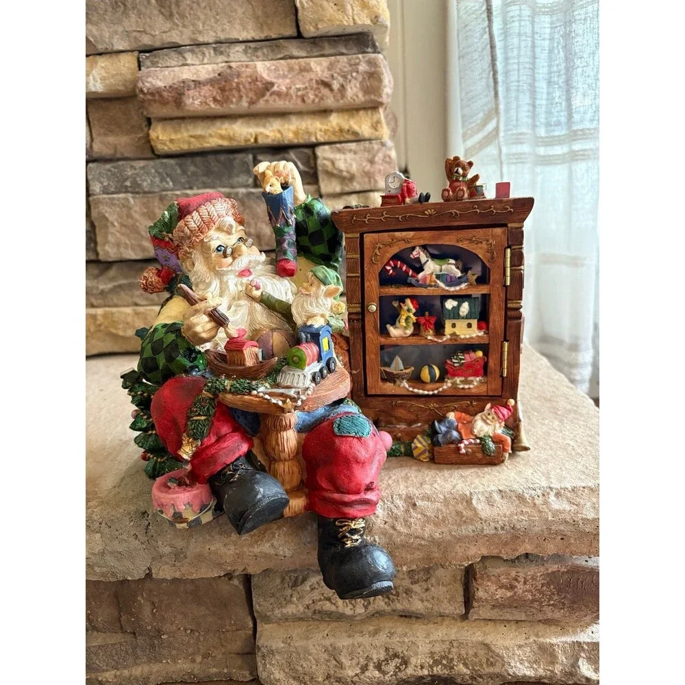 Cracker Barrel Department 56 In the Spirit Santa in Workshop Picture Frame
